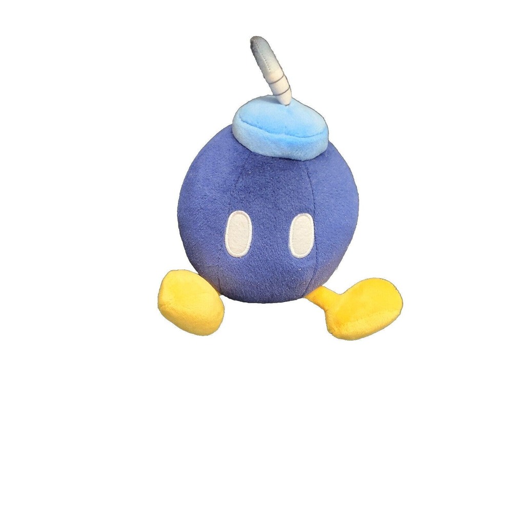 Super Mario Bros Bob-omb C0402 Sanei Plush 5" Stuffed Toy Doll Japan‎